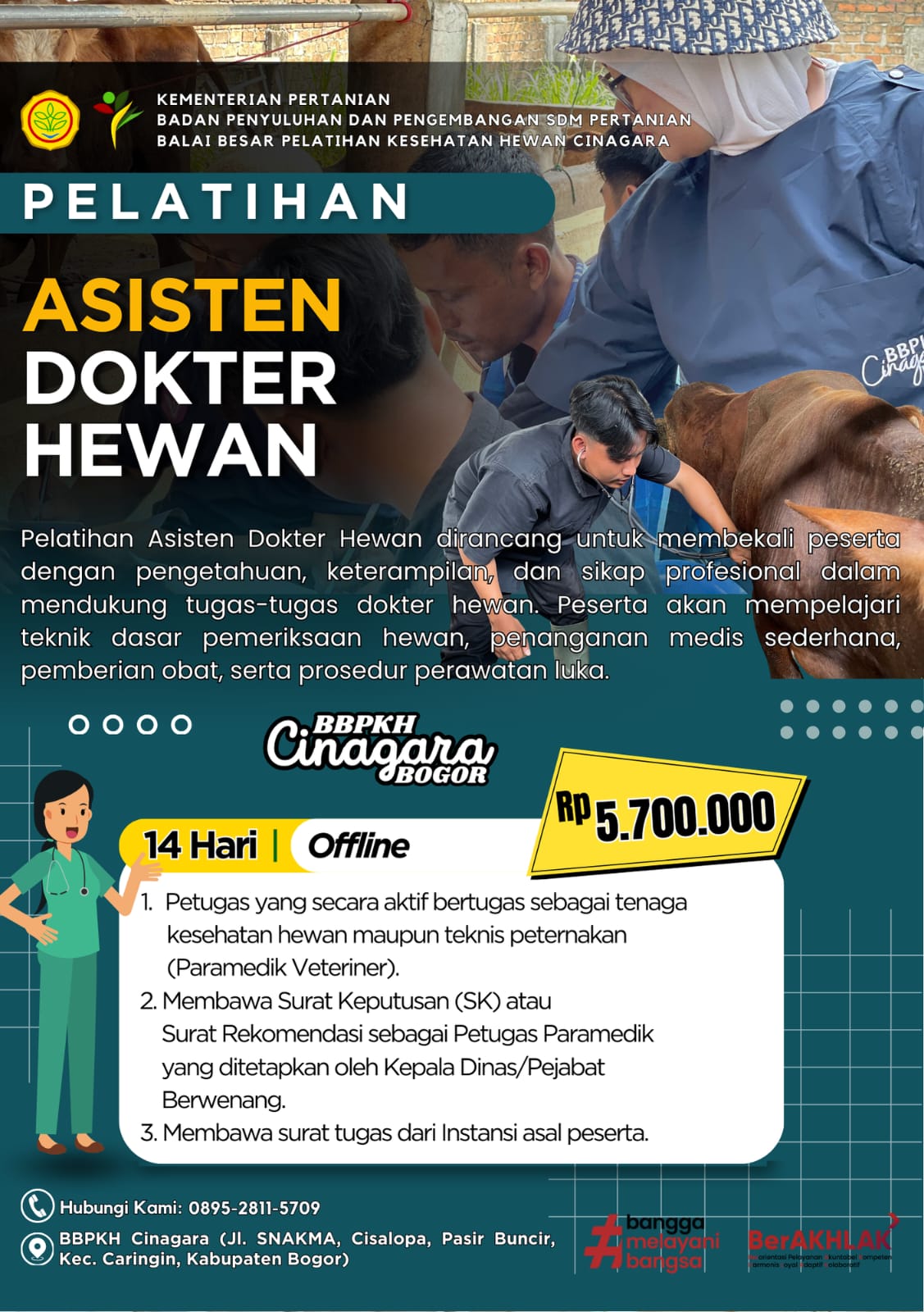 Pelatihan Asisten Dokter Hewan